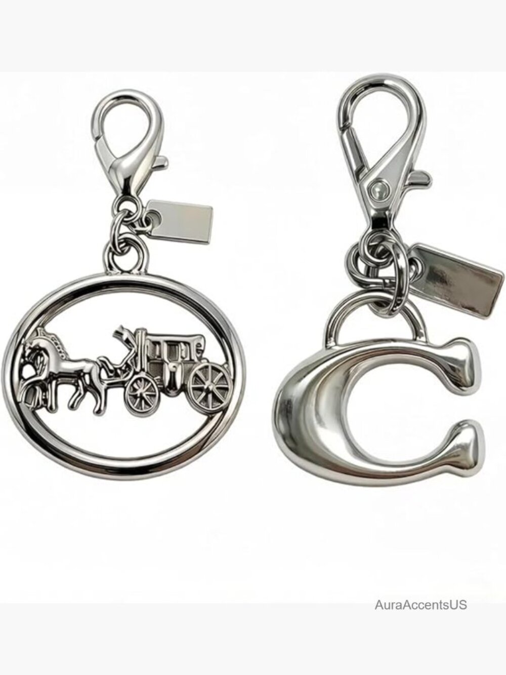 Glamorous Bag Charm Set for Handbags, Purse Accessory Keychain